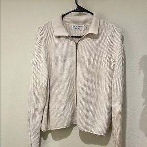 BKG & Company Cream Knit top.100% Cotton